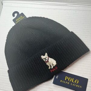 Polo Ralph Lauren Frenchie Bulldog Beanie